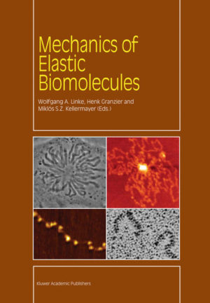 Honighäuschen (Bonn) - A representative cross-section of elastic biomolecules is covered in this volume, which combines seventeen contributions from leading research groups. State-of-the-art molecular mechanics experiments are described dealing with the elasticity of DNA and nucleoprotein complexes, titin and titin-like proteins in muscle, as well as proteins of the cytoskeleton and the extracellular matrix. The book speaks particularly to cell biologists, biophysicists, or bioengineers, and to senior researchers and graduate students alike, who are interested in recent advances in single-molecule technology (optical tweezers technique, atomic force microscopy), EM imaging, and computer simulation approaches to study nanobiomechanics. The findings discussed here have redefined our view of the role mechanical signals play in cellular functions and have greatly helped improve our understanding of biological elasticity in general.