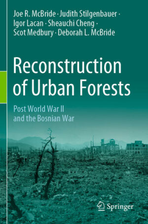 Honighäuschen (Bonn) - This book will address the destruction of urban forest in nine cities by bombing during World War II and the Bosnian War  and their reconstruction in the post-war years.  After reviewing the general objectives and results of aerial bombing, the book explores the effects of bombing and the reconstruction of urban forest in London, Coventry, Hamburg, Dresden, St. Petersburg, Stalingrad, Tokyo, Hiroshima, and Sarajevo.  Sarajevo stands out among these cities because the destruction of its urban forest was the result of citizens cutting down trees for firewood during the siege of the city. Most of the cities studied developed plans for reconstruction either during or after the war.  These plans often addressed the planning and re-establishment of the urban forest that had been destroyed.  Urban planners often planned for infrastructure improvements such as new boulevards and parks where trees would be planted.  After the war many of these plans were abandoned or significantly modified.  Cost, resistance by property owners, control of reconstruction by authorities outside of the cities, and the lack of planting stock were factors contributing to the failure of many of the plans.  Exceptions occurred in Hiroshima and Coventry where the destroyed cities became symbols of national reconstruction and every effort was made to redesign the destroyed portions of these cities as memorials to those who lost their lives and to demonstrate the rebirth of the cities.  In several of the cities studied individual citizens undertook on their own the replanting of street and park trees.  Their ingenuity, hard work, and dedication to trees in their cities was remarkable.  A common factor limiting efforts to replant street and park trees was the lack of nursery stock.  During and immediately after the wars nearly all nurseries that had supplied trees for city planting had been converted to vegetable gardens to produce food for the urban populations.  The slow return to the production of trees for urban planting was a common factor in the time required in many cities to restore their street and park trees.  There are lessons to be learned by urban planner, urban forester, and landscape architects from this book that will be useful in the future destruction of urban forest either by natural or man-made causes.