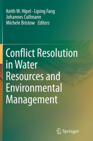 Honighäuschen (Bonn) - The latest developments regarding the theory and practice of effectively resolving conflict in water resources and environmental management are presented in this book by respected experts from around the globe. Water conflicts are particularly complex and challenging to solve because water and environmental issues span both the societal realm, in which people and organizations interact, and the physical world which sustains all human activities. For instance, when large-scale water diversions take place across political jurisdictions, conflicts may ensue among stakeholders within and across regions, while the water transfers may cause severe damage to sensitive ecological systems. Therefore, to arrive at realistic and fair resolutions, one must take into account not only the economics and politics of the situation but also the water quantity and quality changes that may occur within the altered hydrological system as well as the ecosystems contained therein. When the effects of climate change and the closely connected activities of energy production and usage are also considered, the complexity of the problem becomes even greater and messier. Accordingly, one must adopt an integrative and adaptive approach to water and environmental governance that specifically recognizes the conflicting value systems of stakeholders, including nature and future generations even though they are not present at the bargaining table. The 16 chapters in this leading-edge book are written by authors who presented their original research at the International Conference on Water Resources and Environment Research (ICWRER) 2013, which was held in Koblenz, Germany, from June 3rd to 7th, 2013, and subsequently submitted expanded versions of their research for review and publication in this timely book. The rich range of contributions are put into perspective in the first chapter and then categorized into four main interconnected parts: Part I: Management and EvaluationPart II: Global, Trans-boundary and International Dimensions Part III: Consensus-building, Bargaining and Negotiation Part IV: Ecological and Socio-economic Impacts