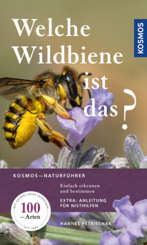 Honighäuschen (Bonn) - Wildbienen sind bei der Bestäubung von Bäumen, Blumen und Nutzpflanzen unersetzlich. Dieser Naturführer stellt 100 Wildbienenarten vor: mit allen Infos zur Lebensweise und praktischen Tipps, wie man Wildbienen beobachten und schützen kann. Das reicht vom bienengerechten Garten mit den richtigen Pflanzen und Nisthilfen bis zum Schutz von Lebensräumen. Der Autor Dr. Hannes Petrischak ist Biologe und leitet den Bereich Naturschutz bei der Heinz Sielmann Stiftung.