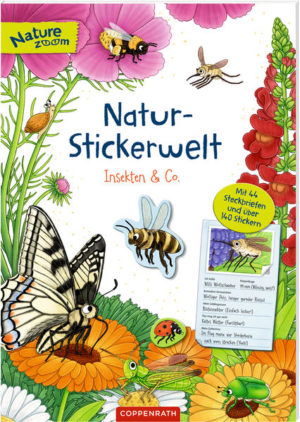 Honighäuschen (Bonn) - In diesem wunderschön illustrierten Stickerheft entdecken junge Naturforscher das abenteuerliche Leben der Tiere und gestalten 8 verschiedene Szenen und 44 Steckbriefe mit über 140 Stickern.