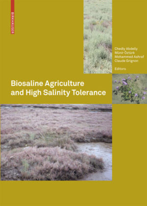 Honighäuschen (Bonn) - A major, worldwide threat to agricultural productivity is undoubtedly due to environments with stressful factors, including drought, salinity, and extreme temperatures. Based on contributions presented at the International Conference on Biosaline Agriculture and High Salinity Tolerance, held in Gammarth, Tunisia, November 2006, this book reviews the current state of knowledge in biosaline agriculture and high salinity tolerance in plants.
