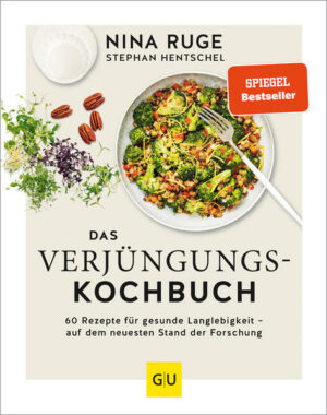 Honighäuschen (Bonn) - Wissenschaftsjournalistin und Bestellerautorin Nina Ruge und Spitzenkoch Stephan Hentschel haben sich für dieses Buch zusammengetan - und sich zur Mission gemacht, uns mit all ihrem geballten Fachwissen über gesunde Ernährung und Alterungsprozesse die Verjüngung schmackhaft zu machen. Pro Woche müssen dafür 25 bestimmte Gemüsesorten, Kräuter, Gewürze, Nüsse, Samen und Sprossen auf den Teller. Dass die Gerichte dabei kreativ, köstlich und einfach nachzukochen sind, dafür sorgt der vegetarische Spitzenkoch Stephan Hentschel. Ein ganzer Korb voller Gesundheitstipps runden das Konzept ab. Das Kochbuch ist ein Muss für jeden, der im Jungbrunnen baden und gezielt etwas dafür tun möchte, so lange wie möglich gesund und fit zu bleiben.