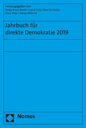 Jahrbuch für direkte Demokratie 2019 |