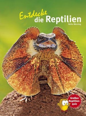 Honighäuschen (Bonn) - Reptilien sind die Drachen unserer Zeit! Einige von ihnen sind wirklich riesig. Manche haben große, scharfe Zähne und sind gefährlich. Andere spucken Gift, gleiten durch die Lüfte, wechseln blitzschnell ihre Farbe, schießen mit ihrer superlangen Zunge oder spritzen sogar mit Blut. Und noch viel mehr Spannendes gibt es zu berichten: Was sind Reptilien, wo leben und was fressen sie? Können alle Reptilien ihren Schwanz abwerfen  und warum tun sie das überhaupt? Wozu haben Reptilien Schuppen? Welche Reptilien sind giftig  und welche tun nur so? Diese und alle anderen Fragen rund um die gepanzerten Tiere beantwortet Reptilienexperte Heiko Werning in seinem spannenden Buch  eine aufregende und kurzweilige Entdeckungsreise in die Welt der Reptilien!  Die Nachfahren der Dinosaurier  Wer war zuerst da: das Ei oder die Schildkröte?  Lähmende Blicke und giftige Bisse  Zwerge und Riesen  Verehrt und gefürchtet  Zärtliche Eltern  Reptilien vor Deiner Haustür Extra: Großes Reptilienquiz