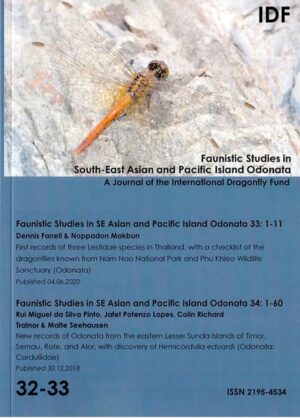 Faunistic Studies in SE Asian and Pacific Island Odonata 32-33: Journal of the International Dragonfly Fund |