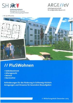 Honighäuschen (Bonn) - Der neue Standard PluSWohnen in Schleswig-Holstein wird in dieser Broschüre erläutert und illustriert. PluSWohnen löst den Standard Wohnen mit Service für Wohnungen mit Betreuungsangebot und einer Barriere reduzierten baulichen Gestaltung ab, der seit 2001 allen Bauschaffenden und Wohnungsanbietern weit über den Rahmen der sozialen Wohnraumförderung hinaus als Orientierung diente. Er ist seither tausendfach umgesetzt worden. Allein im mit Landesdarlehen geförderten Wohnungsbau sind in den letzten Jahren mehr als 1500 anerkannte Service-Wohnungen, als besonders altengerechte, betreute, Barriere reduzierte und bezahlbare Wohnungen entstanden. Schleswig-Holstein ist mit einem attraktiven Wohnraumförderungsprogramm ausgestattet, das dort wirkt, wo die Selbstregulierungskräfte des Wohnungsmarktes nicht ausreichen. Es trägt zu einer sozialen Wohnraumversorgung einerseits und zur Umsetzung der regionalen Entwicklungsziele bei. Das ist ein nennenswerter Beitrag für das bezahlbare Wohnen im Alter, gemäß dem Leitsatz der Landesregierung: Die Menschen sollen im Quartier alt werden können. Mit der Einführung des Förderstandards PluSWohnen geht nun die Ausweitung des Geltungsbereichs einher, für die ein zunehmender Bedarf erkennbar ist: Der Geltungsbereich umfasst neben dem Wohnen im Alter alle anderen Wohnformen mit Betreuung, Assistenz, Service und einer angepassten baulichen und technischen Ausstattung, die geeignet sind, zu einer selbstständigen und eigenverantwortlichen Haushaltsführung auch von Menschen mit Behinderung beizutragen. Gefördert wird nicht nur Neubau, sondern auch die generationengerechte, altersgerechte Anpassung des Wohnbestands und des Wohnumfelds. Dabei geht es auch immer um das Barriere reduzierte und barrierefreie Wohnen. Neu sind die drei Anforderungsstufen mit denen das PLUSWohnen dazu beiträgt, dass bei vielen Maßnahmen die Grenzen zum unspezifischen Wohnungsangebot leichter überwunden werden. Die Vermieter schätzen zunehmend die Flexibilität. Sie statten die Wohnungen teilweise so aus, dass sie sich auch für die Zielgruppen des PluSWohnens eignen. Die Förderung zielt auf beides: Einerseits werden weiterhin sozialgebundene altengerechte oder barrierefreie Wohnungen mit und ohne Kopplung von Dienstleistungen gebraucht. Werden auch Spezialangebote, wie z.B. für Wohngruppen demenziell Erkrankter gebraucht. Andererseits ist es gut, dass sich immer mehr geförderte Neubauwohnungen ganz generell auch für das Wohnen im Alter und mit besonderen Bedarfen eignen. Das gilt vor allem auch bei Pflegebedarf nach dem Motto: ambulant vor stationär. Grundsätzlich geht es darum, für bedarfsgerechte Wohnungen und eine solche Umgebung für alle Menschen zu sorgen: Für alte Menschen in ihrer ganzen Vielfalt, angefangen bei den Älteren bis zu den Hochbetagten, von den Aktiveren bis zu den Menschen, die mit einer schweren Behinderung gut betreut in der eigenen Wohnung  oder in einer betreuten Wohngruppe wohnen. Fakt ist, die Gesellschaft wird älter und bunter! Die Themen gutes Wohnen im Alter und barrierefreies, bedarfsgerechtes Wohnen sind gesamtgesellschaftliche Aufgaben. Wie die Wohnphase im Alter gestaltet wird, ist eine Frage, die sich jede, jeder bewusst stellen sollte, stellen kann. Die Statistik zeigt ganz deutlich, dass die meisten Menschen dies auch tun. Der häufigste Umzugsgrund der Älteren ist eine altersgerechte, barrierearme Wohnung, dies bevorzugt an einem Wohnstandort mit gut erreichbarer Versorgung und Unterstützung. Damit dies zukünftig auch im stärkeren Maße für Menschen mit Behinderung gilt, muss die Angebotspalette von barrierefreien Wohnungen für ein selbstständiges Leben dem konkreten Bedarf noch besser angepasst werden. Zur Bewältigung dieser großen, gesamtgesellschaftlichen Aufgaben bietet diese Planungsgrundlage praktische Hilfe an. Sie ermöglicht mit den vorgeschriebenen Mindeststandards, mit den Optionen für weitergehende Maßnahmen und mit den Hinweisen eine Orientierung für alle, die an der Umsetzung dieser Aufgaben arbeiten.