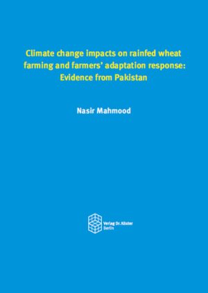 Honighäuschen (Bonn) - Increased variability in climatic factors, mainly temperature and precipitation are a big threat to the farming communities globally. The situation is even more critical in rainfed areas where farming is mainly dependent on rainfall. Present research emphasises the climate change impacts on wheat farmers in rainfed areas of Pakistan and the factors that can possibly affect the process of adaptation to mitigate adverse climatic impacts in attainting sustainable wheat production. This dissertation consists of five chapters including three empirical chapters.