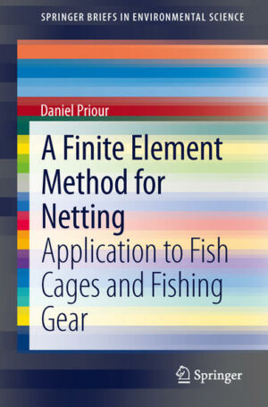 Honighäuschen (Bonn) - This book fully describes a finite element method for netting. That describes the relation between forces and deformation of the netting. That takes into account forces due to the twine elasticity, the hydrodynamic forces, the catch effect, the mesh opening stiffness. This book is divided in 5 parts. The first section contains introduction on the finite element method, the second part is about equilibrium calculation, the third presents a triangular element for netting, the fourth and fifth are for cable and node element. The sixth presents few validation cases.