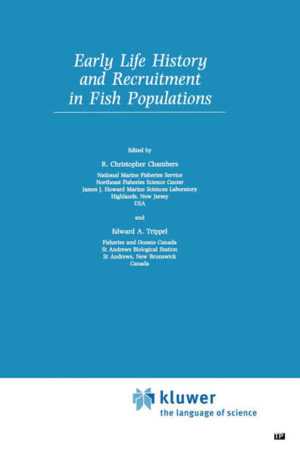 Honighäuschen (Bonn) - Many of the processes influencing recruitment to an adult fish population or entry into a fishery occur very early in life. The variations in life histories and behaviours of young fish and the selective processes operating on this variation ultimately determine the identities and abundance of survivors. This important volume brings together contributions from many of the world's leading researchers from the field of fish ecology. The book focuses on three major themes of pressing importance in the analysis of the role that the early life history of fishes plays in the number and quality of recruits: the selective processes at play in their early life history