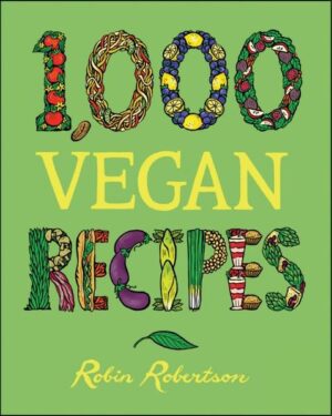 Whether you're a new to vegan cooking, a long-time vegan, or someone who is just trying to eat meatless meals a few times a week, this is the book for you. You will have a lifetime of recipes and inspiration. These delicious recipes for breakfast, lunch, dinner and everything in between, are cholesterol-free, low in saturated fat, and high in fiber and complex carbohydrates. You'll get crowd-pleasing appetizers and snacks like Mango-Avocado Spring Rolls and Savory Artichoke Squares and family favorites like Vegan Margarita Pizza and Baked Mac and Cheeze. Best of all, Robertson gives you an endless variety of recipes from a diverse range of cultures. There is something in this book for everyone's taste! 1,000 Vegan Recipes: * Includes a "FAST" icon featuring quick and easy recipes that can be ready in 30 minutes or less * Provides kid-friendly recipes to help you get your kids to eat more nutritious foods * Offers detailed information and guidelines on ingredients substitutions, special nutritional concerns, and a handy list of important pantry staples * Presents vegan alternatives to restaurant favorites with recipes such as Penne with Vodka-Spiked Tomato Sauce, Fajitas Without Borders, Cheezecake with Cranberry Drizzle, Vegan Tiramisu, and vegan ice creams, sorbets, and granitas 1,000 Vegan Recipes is for everyone who is interested in healthy and delicious eating that is also ethically, environmentally responsible. Robin Robertson is a twenty-five-year veteran food writer, cooking teacher, and chef specializing in vegan and vegetarian cooking. She is the author of nineteen vegan or vegetarian cookbooks, including Vegan Planet, and is a regular columnist for VegNews Magazine and VegCooking.com. She operates a vegan- and vegetarian-focused Web site (GlobalVeganKitchen.com) and blogs regularly at VeganPlanet.blogspot.com.