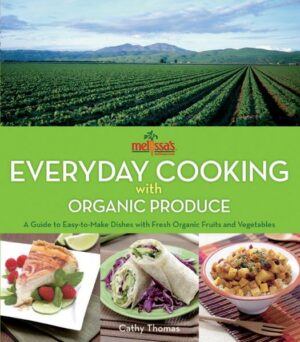 Must-have information and amazing recipes for cooking with the freshest, tastiest organic produce With hundreds of farmer's markets and an increased interest in organic fruits and vegetables, today's home cooks need an accessible reference for shopping and cooking organic. Melissa's World Variety Produce is the nation's leading distributor of specialty fruits and vegetables and the professional chef's go-to source for new and unusual produce. Their products have been certified organic for over 10 years. In Melissa's Everyday Cooking with Organic Produce, the team from Melissa's compiles vital information on fresh, seasonal organic produce with the best recipes for getting the most out of your organic finds. This inspiring, mouth-watering resource is packed with delicious recipes and gorgeous full-color photos, making it a must-have for anyone who wants to incorporate organic produce into flavorful everyday meals. Inside, you'll find more than 400 recipes, including quick-prep recipes and deliciously easy variations, as well as a special section of meatless options for vegetarians. * Covers 56 of the most commonly available fruits and vegetables, arranged alphabetically for quick reference * Includes overviews of each food, what to look for when shopping, tips on buying and storing produce, produce varieties, serving suggestions, and complete nutritional information in the standard USDA format * Offers "Cook's Notes" and tips, suggested variations, meatless options, and complete nutrition profiles for each recipe For home cooks who want the latest and most comprehensive information on shopping and cooking with the best organic produce, this book is an invaluable guide.