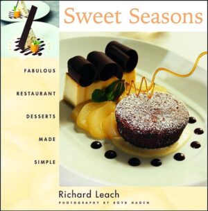 "Richard Leach has inspired an entire generation of pastry chefs. He's widely imitated. he has single-handedly changed the way desserts look around the country in a lot of restaurants." --Alfred Portale, Gotham Bar & Grill "The first time I encountered Richard Leach's desserts, I became absolutely incoherent. My notes from that meal are garbled and filled with exclamation points."--Ruth Reichl, New York Times "Richard Leach, the pastry chef, should have his hands licensed as deadly weapons, like boxers." --Bryan Miller, New York Times Food critics, nationwide, have exalted him. Food Arts magazine dubbed him the "Pythagoras of pastry," in recognition of his revolutionary genius as a pastry chef. Master pastry chefs, everywhere, have tried to imitate him and failed. Now, at last, in this beautifully illustrated guide, Richard Leach reveals the secrets behind his fabulous talent to inspire home bakers as he has professional pastry chefs. In Sweet Seasons, Chef Richard Leach shares 400 of his building block recipes that can be combined to create 100 of his favorite, original desserts, organized by the seasons--so bakers can take advantage of the freshest available ingredients--and richly supplemented with 113 color photographs illustrating the plated desserts and their assembly. Each recipe is structured so as to allow readers to prepare all or any part of the dessert, based on level of expertise and availability of ingredients. For example, a summer dessert of Warm Peach Strudel with Sweet Corn Panna Cotta breaks down the recipe into its components (e.g., roasted peaches, vanilla crepes, corn panna cotta, peach sauce, honey tuille garnish, etc.) to allow the reader to "mix and match." Throughout, Chef Leach provides useful substitution tips and plating directions, and includes a complete Resource List, which provides sources for ingredients and equipment. Richard Leach (New York, NY) is Executive Pastry Chef at Park Avenue Cafe. He was named 1997 Pastry Chef of the Year by the James Beard Foundation and one of the Top Ten Pastry Chefs in America by Pastry Art and Design.