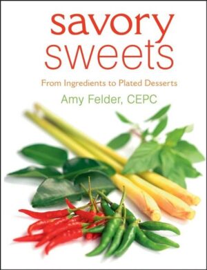 A new approach to flavor, ingredients, and techniques "From a simple idea, Amy Felder has practically conceived a new category of dessert ideation. And her instructional skills, honed in classroom kitchens, allow her to convey this knowledge in a clear, systematic, and inspirational fashion." --Peter Reinhart, author of The Bread Baker's Apprentice and The Whole Grain Revival: Mastering the Art of Whole Grain Breads Traditionally, pastry chefs have worked mainly with a sweet flavor palette, leaving savory tastes and techniques to their culinary colleagues. Today, fusion cuisine promises new blends of the savory and sweet. For pastry chefs, this means a new world of flavor opportunities--as well as the need to integrate them into dynamic dishes and cooking practice. The pastry chef's key to the culinary side of the kitchen, Savory Sweets offers a complete, systematic discussion of flavor, techniques, and ingredients, then puts the discussion into practice using specific plated desserts. Author, chef, and acclaimed teacher Amy Felder brings together the culinary and pastry realms, giving students and professional chefs a new, up-to-date approach to flavor. Though the book comes from a baking perspective, culinary chefs will also find the discussion of savory flavors and fusion cuisine extremely useful. Savory Sweets is divided into four parts: * Vocabulary starts with a scientific explanation of taste, then establishes concepts of flavor and overall plate profile * Culinary Skills looks at cooking methods other than baking and what they have to offer plated desserts