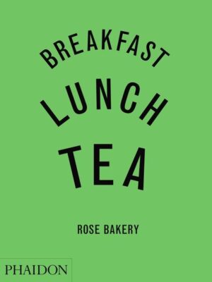 Breakfast, Lunch & Tea is the first cookbook by Rose Carrarini, who co-founded the much imitated delicatessen Villandry in London in 1988 and now serves her signature simple, fresh and natural food at Rose Bakery, the Anglo-French bakery and restaurant in Paris. This book includes recipes for 100 of Rose Bakery’s most popular dishes, from breakfast staples such as crispy granola to afternoon treats, including sticky toffee pudding and carrot cake, as well as soups, risottos and other dishes perfect for a light lunch.