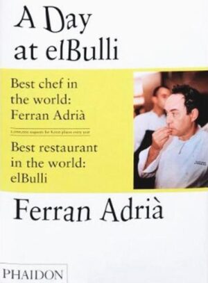 A Day at elBulli: An Insight into the Ideas, Methods and Creativity of Ferran Adrià is an exclusive look behind the scenes at elBulli, the best restaurant in the world, and into the mind of Ferran Adrià, the most creative chef working today. It is notoriously difficult to get a table, but for the first time A Day at elBulli opens the doors of the restaurant to everyone and documents hour-by-hour the painstaking preparations that take place every day. Illustrated with over 1,200 colour photographs, the book includes insights into the history of elBulli and into the life of Ferran Adrià, as well as recipes and diagrams that reveal the creative secrets behind the spectacular dishes. A Day at elBulli provides a fascinating insight into the magical and rare experience of eating at elBulli. .