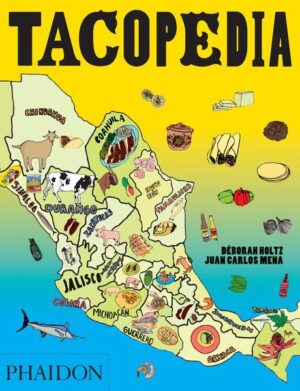 Tacopedia is an encyclopaedic tribute to the vibrancy of Mexican taco culture. Explore one of Mexico's most popular culinary traditions through 100 recipes accompanied by interviews, street and food photography, illustrations, graphics, and maps that bring the full story behind each taco to life. Tacopedia's highly graphic style will appeal to hip taco lovers, food truck enthusiasts, and serious followers of Mexican cuisine, both young, and young at heart. Features: - Foreword by internationally renowned chef René Redzepi. - 100 authentic recipes adapted from the Mexican best-seller from fillings and tortillas to salsas and sauces. - Illustrated with 250 photographs, and accompanied by interviews, stories, illustrations, graphics, maps, and more that bring the vibrancy of the taco, and its homeland, to life.