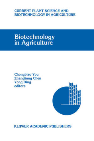 Honighäuschen (Bonn) - The First Asia --- Pacific Conference on Agricultural Biotechnology was held in Beijing, China on 20-24, August, 1992. Over half the population in the world is in the Asian and Pacific Region. With an increasing population and decreasing farming lands, it is important to develop agricultural biotechnology for improvement of the productivity, profitability and stability of the farming system. The Conference's main objectives were to bring together scientists working in different fields of agricultural biotechnology to stimulate discussion on this important process and to have an appraisal of the most recent studies concerning genetic manipulation of plants, plant cell and tissue culture, plant gene regulation, plant-microbe interaction, animal biotechnology etc. The Conference was attended by 391 scientists from different countries and regions. This volume presents the contributions of the lectures and a selected number of posters, which are an up-to-date account of the state of knowledge on agricultural biotechnology. The book provides a valuable reference source not only for specialists in agricultural biotechnology, but also for researchers working on related aspects of agronomy, biochemistry, genetics, molecular biology, microbiology and animal sciences. It is with great pleasure to acknowledge the contributions of the authors in assuring the prompt publication of this volume. We would also extend our sincere thank to Kluwer Academic Publishers for the publication of these proceedings.