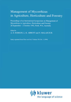 Honighäuschen (Bonn) - This book is the most up-to-date and comprehensive review of our knowledge of the management of mycorrhizas in agriculture, horticulture and forestry. It contains twenty-four reviews written by leading international scientists from eight countries. The reviews consider the ecology, biology and taxonomy of arbuscular and ectomycorrhizal fungi, the information and functioning of mycorrhizas and opportunities for managing these symbioses.The book will be essential reading for scientists and advisors responsible for ensuring that the maximum benefit is obtained from mycorrhizal symbioses in agriculture, horticulture and forestry and in the reclamation of degraded lands.