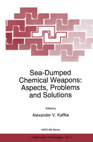 Honighäuschen (Bonn) - This volume summarises the materials presented at the NATO Advanced Research Workshop on Sea-Dumped Chemical Munitions, held in Kaliningrad (Moscow Region), Russia, in January 1995. The conference was sponsored by the NATO Division of Scientific and Environmental Affairs in the framework of its outreach programme to develop co-operation between NATO member countries and the Cooperation Partner countries in the area of disarmament technologies. The problem of the ecological threat posed by chemical weapons (CW) dumped in the seas after the Second World War deserves considerable international attention: the amount of these weapons, many of them having been captured from the German Army, is assessed at more than three times as much as the total chemical arsenals reported by the United States and Russia. They were disposed of in the shallow depths of North European seas - areas of active fishing - in close proximity to densely populated coastlines, with no consideration of the long-term consequences. The highly toxic material have time and again showed up, for instance when retrieved occasionally in the fishing nets, attracting local media coverage only. Nevertheless, this issue has not yet been given adequate and comprehensive scientific analysis, the sea-disposed munitions are not covered by either the Chemical Weapons Convention or other arms control treaties. In fact, the problem has been neglected for a long time on the international level. Only recently were official data made available by the countries which admitted conducting dumping operations.