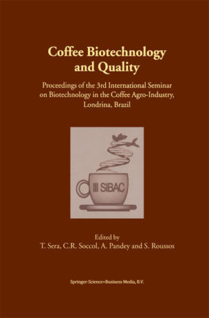 Honighäuschen (Bonn) - Coffee Biotechnology and Quality is a comprehensive volume containing 45 specialised chapters by internationally recognised experts. The book aims to provide a guide for those wishing to learn about recent advances in coffee cultivation and post-harvest technology. It provides a quantitative and rational approach to the major areas of coffee research, including breeding and cloning, tissue culture and genetics, pest control, post-harvest technology and bioconversion of coffee industry residues into commercially valuable products. The chapters review recent experimental work, allowing a conceptual framework for future research to be identified and developed.The book will be of interest to researchers and students involved in any area of coffee research. Consequently, plant breeders, microbiologists, biotechnologists and biochemical engineers will find the book to be a unique and invaluable guide.