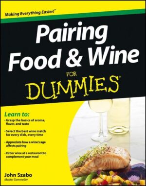 The easy way to learn to pair food with wine Knowing the best wine to serve with food can be a real challenge, and can make or break a meal. Pairing Food and Wine For Dummies helps you understand the principles behind matching wine and food. From European to Asian, fine dining to burgers and barbeque, you'll learn strategies for knowing just what wine to choose with anything you're having for dinner. Pairing Food and Wine For Dummies goes beyond offering a simple list of which wines to drink with which food. This helpful guide gives you access to the principles that enable you to make your own informed matches on the fly, whatever wine or food is on the table. * Gives you expert insight at the fraction of a cost of those pricey food and wine pairing courses * Helps you find the perfect match for tricky dishes, like curries and vegetarian food * Offers tips on how to hold lively food and wine tasting parties If you're new to wine and want to get a handle on everything you need to expertly match food and wine, Pairing Food and Wine For Dummies has you covered.