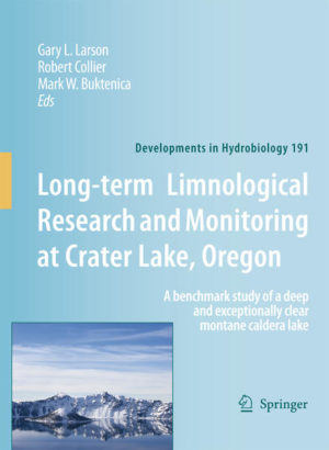 Honighäuschen (Bonn) - This special volume represents the current state of knowledge of the status of Crater Lake, an ecosystem essentially undisturbed by human activities. The lakes natural dynamics and processes have been studied, including its special optical properties, algal nutrient limitations, pelagic bacteria, and models of the inter-relationships of thermal properties, nutrients, phytoplankton, deep-water mixing, and water budgets.