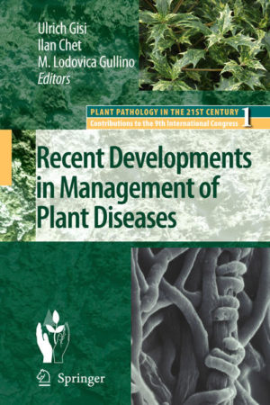 Honighäuschen (Bonn) - Plant disease management remains an important component of plant pathology and is more complex today than ever before including new innovation in diagnostic kits, the discovery of new modes of action of chemicals with low environmental impact, biological control agents with reliable and persistent activity, as well as the development of new plant varieties with durable disease resistance.This book is a collection of invited lectures given at the 9th International Congress of Plant Pathology (ICPP 2008), held in Torino, August 24-29, 2008 and is part of a series of volumes on Plant Pathology in the 21st Century. It focuses on new developments of disease management and provides an updated overview of the state of the art given by world experts in the different fields of disease management. The different chapters deal with basic aspects of disease management, mechanisms of action of biological control agents, innovation in fungicide application, exploitation of natural compounds and resistance strategies. Moreover, the management of soil-borne diseases and disease management in organic farming are covered.