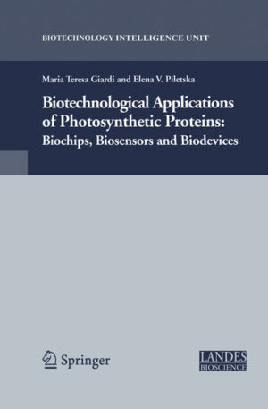 Honighäuschen (Bonn) - Biotechnological Applications of Photosynthetic Proteins: Biochips, Biosensors and Biodevices provides an overview of the recent photosystem II research and the systems available for the bioassay of pollutants using biosensors that are based on the photochemical activity. The data presented in this book serves as a basis for the development of a commercial biosensor for use in rapid pre-screening analyses of photosystem II pollutants, minimising costly and time-consuming laboratory analyses.