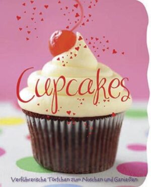 Cupcakes haben die Backstuben der Welt im Sturm erobert und sind von dort schon nicht mehr wegzudenken. Dieses Buch bietet 80 köstliche Varianten, von klassischen Törtchen mit verführerischer Cremehaube über Motto-Cupcakes mit lustigen Figuren bis zu Kuchen mit fantasievoller Verzierung. Mit nur wenigen Zutaten, ein bisschen Inspiration und tollen Tipps zum Backen und Verzieren gelingen Ihnen die zauberhaftesten Cupcakes für alle denkbaren Gelegenheiten - und das im Handumdrehen.