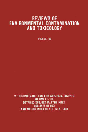 Honighäuschen (Bonn) - Reviews of Environmental Contamination and Toxicology contains timely review articles concerned with all aspects of chemical contaminants (including pesticides) in the total environment, including toxicological considerations and consequences. It attempts to provide concise, critical reviews of advances, philosophy, and significant areas of accomplished or needed endeavor in the total field of residues of these and other foreign chemicals in any segment of the environment, as well as toxicological implications.