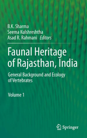Honighäuschen (Bonn) - This is the first ever monumental and scientific documentation of the faunal wealth of the Indian Desert state of Rajasthan. This volume, the first of two, provides background on Rajasthan and covers species diversity and distribution of fauna. A scholarly contribution to the field of knowledge, it provides novel and vital information on the vertebrate faunal heritage of Indias largest state. Broadly falling under the Indo-Malaya Ecozone, the three major biomes of Rajasthan include deserts and xeric shrublands, tropical and subtropical dry broadleaf forests, and tropical and subtropical moist broadleaf forests. The corresponding ecoregions to the above biomes are, respectively, the Thar Desert and northwestern thorn scrub forests, the Khathiar-Gir dry deciduous forests, and the Upper Gangtic Plains moist deciduous forests. Contrary to popular belief, the well-known Thar or Great Indian Desert occupies only a part of the state. Rajasthan is diagonally divided by the Aravalli mountain ranges into arid and semi-arid regions. The latter have a spectacular variety of highly diversified and unique yet fragile ecosystems comprising lush green fields, marshes, grasslands, rocky patches and hilly terrains, dense forests, the southern plateau, fresh water wetlands, and salt lakes. Apart from the floral richness, there is faunal abundance from fishes to mammals. In this volume, the various flagship and threatened species are described in the 24 chapters penned by top notch wildlife experts and academics. The world famous heronry, tiger reserves, wildlife sanctuaries and some threat-ridden biodiversity rich areas shall certainly draw the attention of readers from around the world.