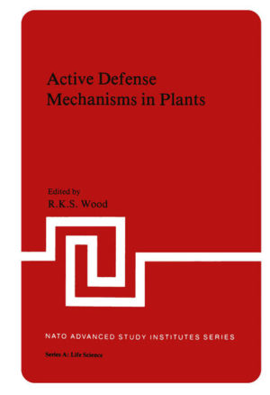 Honighäuschen (Bonn) - A NATO Advanced Study Institute on "Active Defence Mechanisms in Plants" was held at Cape Sounion, Greece, 21 April - 3 May 1981. It succeeded a similar Institute held at Porte Conte, Sardinia in 1975 on "Specificity in Plant Diseases. " What are active defence mechanisms in the context of plant disease in which a plant, the host, may be damaged by a pathogen? Defence mechanisms comprise properties of the host that decrease this damage. The mechanisms are passive when they are independent of the pathogen. They are active when they follow changes in the host caused by the pathogen. Thus for a fungal pathogen, cell walls of a higher plant which are lignified before infection would be a passive defence mechanism if they decreased damage by impeding growth of the fungus. Cell walls known to become lignified as a response to the pathogen would be an active defence mechanism if it were established that this response decreased damage. The papers and discussions at this Advanced Study Institute were about active defence mechanisms in higher plants, mainly econo mically important crop plants, against fungi, bacteria and viruses as pathogens. Taking the microorganisms first it is a truism but one that bears repeating that although plants almost always grow in close association with a wide variety of fungi and bacteria, often of types that can be pathogens, they rarely become diseased, at least not sufficiently so as to attract notice.