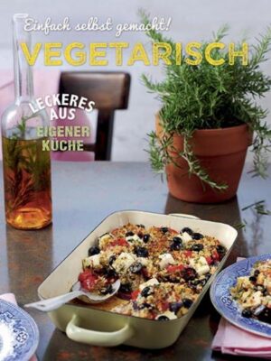 Ob Sie Vegetarier auf der Suche nach neuen Rezepten oder Gemüseliebhaber auf der Suche nach Abwechslung sind, die über 50 Rezepte in diesem Buch bieten Ihnen jede Menge Inspiration. Vier Kapitel - Suppen & Vorspeisen, Leicht & einfach, Hauptgerichte sowie Beilagen Fantastische Rezepte - Kürbissuppe mit Käsebaguette, Knackiger Thai-Salat, Quinoa mit Ofengemüse, Pesto-Oliven-Brot. Alle Rezepte mit unkomplizierter Schritt-für-Schritt-Anleitung und informativen Fotos fürs perfekte Gelingen.