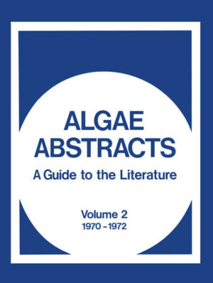 Honighäuschen (Bonn) - Aigae Abstracts is the first in aseries of bibliographies on water re sources and pollution published by IFI/Plenum Data Corporation in cooperation with the Water Resources Scientific Information Center (WRSIC). It is produced wholly from the information base compris ing material abstracted and indexed for Selected Water Resources Abstracts. The bibliography is divided into volumes according to the publication dates of the source documents. Volume 1 contains 569 abstracts cov ering publication dates up to and including 1969