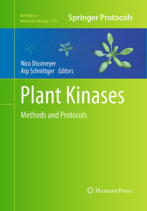 Honighäuschen (Bonn) - Modification of target protein properties by reversible phosphorylation events has been found to be one of the most prominent cellular control processes in all organisms. Recent advances in the areas of molecular biology and biochemistry are presenting new possibilities for reaching an unprecedented depth and a proteome-wide understanding of phosphorylation processes in plants as well as in other species. The major goal of Plant Kinases: Methods and Protocols is to provide the experimentalist with a detailed account of the practical steps necessary for successfully carrying out each protocol in his or her own laboratory. Plant protein kinases specifically addressed in this volume are members of the plant MAP kinase cascade, cyclin- and Calcium-dependent protein kinases, and plant sensor and receptor kinases. Written in the highly successful Methods in Molecular Biology series format, chapters contain introductions to their respective topics, lists of the necessary materials and reagents, step-by-step, readily reproducible laboratory protocols, and notes on troubleshooting and avoiding known pitfalls. Authoritative and accessible, Plant Kinases: Methods and Protocols will prove a useful laboratory companion to  both novice and seasoned researchers by facilitating the practical work that will lead them to new and exciting insights in this dynamic field.