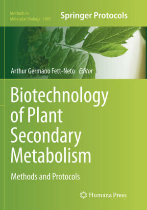 Honighäuschen (Bonn) - This volume describes up-to-date techniques for improved production of secondary metabolites of economic interest using field and laboratory methods. Biotechnology of Plant Secondary Metabolism: Methods and Protocols explores different secondary metabolite classes, whole-plant and cell/organ culture systems, and environmental and genetic transformation-based modulation of biochemical pathways. Special focus is given to cell and tissue specific metabolism, metabolite transport, microRNA-based technology, heterologous systems expression of enzymes and pathways leading to products of interest, as well as applications using both model and non-model plant species. Written in the highly successful Methods in Molecular Biology series format, chapters include introductions to their respective topics, lists of the necessary materials and reagents, step-by-step, readily reproducible laboratory protocols, and tips on troubleshooting and avoiding known pitfalls. Practical and cutting-edge, Biotechnology of Plant Secondary Metabolism: Methods and Protocols is a great resource for scientists of interdisciplinary fields--plant science, plant physiology, pharmacy, molecular biology, biochemistry, bioengineering, and forestry--in reaching their goals of producing plant biochemicals in a sustainable and efficient manner, while minimizing impacts to the environment and providing the required quantities of these commodities to industry.