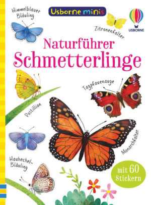 Usborne Minis Naturführer: Schmetterlinge | Honighäuschen