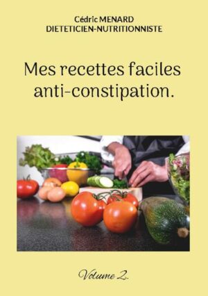 Cet ouvrage est dédié à toutes les personnes souffrant de constipation, et il offre aux détenteurs de l'ouvrage du même auteur : " Quelle alimentation pour la constipation ? " un ouvrage complémentaire. De nombreuses recettes à base de poisson, de viande, de légume vert, de féculent, ainsi que des desserts gourmands, vous sont proposés, toutes et tous plus faciles les uns que les autres à élaborer, vous permettant ainsi de mieux gérer l'alimentation spécifique que votre constipation exige. Deux semaines de menus adaptés et totalement inédits, incluant les recettes proposées au sein de l'ouvrage, vous sont également proposées.