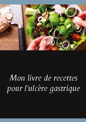 Vous souffrez d'un ulcère gastrique ? Ce livre de recettes vierge, élaboré par Cédric MENARD diététicien-nutritionniste, sera pour vous le compagnon idéal ! En effet, toutes vos créations culinaires, adaptées à votre ulcère, pourront lui être confiées et donc, très faciles à cuisiner à nouveau et à volonté. Comme tout livre de recettes personnalisées, il deviendra très rapidement un compagnon diététique précieux. De nombreux conseils nutritionnels, parfaitement adaptés à votre ulcère gastrique, vous seront proposés, ainsi, tout en prenant la plume, vous apprendrez très rapidement à mieux maîtriser votre alimentation imposée par votre pathologie