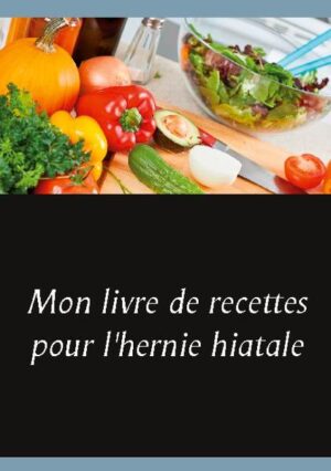 Vous souffrez d'une hernie hiatale ? Ce livre de recettes vierge, élaboré par Cédric MENARD diététicien-nutritionniste, sera pour vous le compagnon idéal ! En effet, toutes vos créations culinaires, adaptées à votre hernie hiatale, pourront lui être confiées et donc, très faciles à cuisiner à nouveau et à volonté. Comme tout livre de recettes personnalisées, il deviendra très rapidement un compagnon diététique précieux. De nombreux conseils nutritionnels, parfaitement adaptés à votre hernie hiatale, vous seront proposés, ainsi, tout en prenant la plume, vous apprendrez très rapidement à mieux maîtriser votre alimentation imposée par votre anomalie anatomique