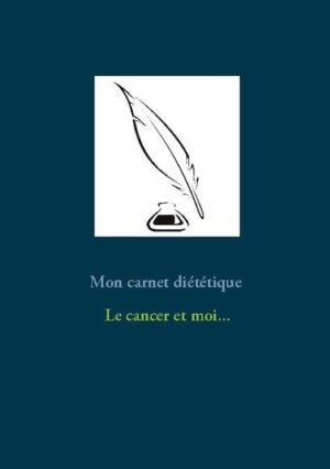 Vous souffrez du cancer ? Ce journal diététique, élaboré par Cédric MENARD diététicien-nutritionniste, sera pour vous le compagnon idéal ! En effet, tous vos repas, vos sensations, vos remarques, vos observations... pourront lui être confiés quotidiennement. Comme tout carnet diététique, il deviendra très rapidement un compagnon fort utile lors de vos consultations avec votre médecin, qu'il soit généraliste ou spécialiste, ainsi qu'avec votre diététicien-nutritionniste. Tout en prenant la plume, vous apprendrez très rapidement à mieux maîtriser votre alimentation imposée par votre cancer