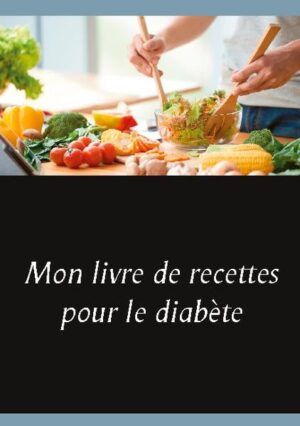 Vous souffrez du diabète ? Ce livre de recettes vierge, élaboré par Cédric MENARD diététicien-nutritionniste, sera pour vous le compagnon idéal ! En effet, toutes vos créations culinaires, adaptées à votre diabète, pourront lui être confiées et donc, très faciles à cuisiner à nouveau et à volonté. Comme tout livre de recettes personnalisées, il deviendra très rapidement un compagnon diététique précieux. De nombreux conseils nutritionnels, parfaitement adaptés à votre diabète, vous seront proposés, ainsi, tout en prenant la plume, vous apprendrez très rapidement à mieux maîtriser votre alimentation imposée par votre pathologie