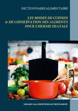 Comment cuisiner parfaitement le maquereau avec mon hernie hiatale ? Est-il plus adapté de le cuisiner grillé, en braisé, en meunière, en beignet... ? Et la cerise, me sera-t-il plus préjudiciable de la consommer confite, en confiture, ou en beignet... ? Et concernant le chou-fleur ? La viande de boeuf ? La pomme de terre... ? D'un simple coup d'oeil ce dictionnaire des aliments répondra à vos interrogations concernant les modes de cuisson et/ou de conservation des aliments à favoriser ou à plus ou moins éviter avec votre hernie hiatale. Classés par ordre alphabétique, tous les aliments de l'alimentation courante sont notés selon leurs modes de cuisson (en meunière, en braisé, grillé, poché, en ragoût, etc.) mais également selon leurs modes de conservation (en saumure, au sirop, surgelé, fumé, etc.) de la façon suivante : positif, neutre, plus ou moins déconseillé, vivement déconseillé et enfin très vivement déconseillé voire interdit. Une référence dans le domaine de la diététique !