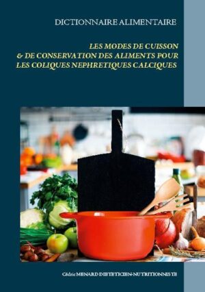 Comment cuisiner parfaitement le maquereau avec mes coliques néphrétiques d'origine calcique? Est-il plus adapté de le cuisiner grillé, en braisé, en meunière, en beignet... ? Et la cerise, me sera-t-il plus préjudiciable de la consommer confite, en confiture, ou en beignet... ? Et concernant le chou-fleur ? La viande de boeuf ? La pomme de terre... ? D'un simple coup d'oeil ce dictionnaire des aliments répondra à vos interrogations concernant les modes de cuisson et/ou de conservation des aliments à favoriser ou à plus ou moins éviter avec vos coliques néphrétiques. Classés par ordre alphabétique, tous les aliments de l'alimentation courante sont notés selon leurs modes de cuisson (en meunière, en braisé, grillé, poché, en ragoût, etc.) mais également selon leurs modes de conservation (en saumure, au sirop, surgelé, fumé, etc.) de la façon suivante : neutre, plus ou moins déconseillé, fortement déconseillé et enfin interdit. Une référence dans le domaine de la diététique !