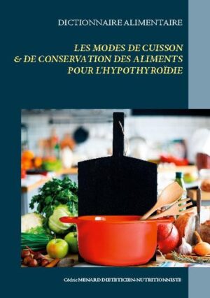 Comment cuisiner parfaitement le maquereau avec mon hypothyroïdie ? Est-il plus adapté de le cuisiner grillé, en braisé, en meunière, en beignet... ? Et la cerise, me sera-t-il plus préjudiciable de la consommer confite, en confiture, ou en beignet... ? Et concernant le chou-fleur ? La viande de boeuf ? La pomme de terre... ? D'un simple coup d'oeil ce dictionnaire des aliments répondra à vos interrogations concernant les modes de cuisson et/ou de conservation des aliments à favoriser ou à plus ou moins éviter avec votre hypothyroïdie. Classés par ordre alphabétique, tous les aliments de l'alimentation courante sont notés selon leurs modes de cuisson (en meunière, en braisé, grillé, poché, en ragoût, etc.) mais également selon leurs modes de conservation (en saumure, au sirop, surgelé, fumé, etc.) de la façon suivante : positif, neutre, plus ou moins déconseillé, fortement déconseillé et enfin très vivement déconseillé voire interdit. Une référence dans le domaine de la diététique !