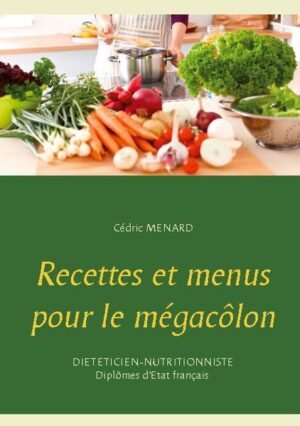 Cet ouvrage est dédié à toutes les personnes souffrant du mégacôlon, et il offre aux détenteurs de l'ouvrage du même auteur : " Quelle alimentation pour le mégacôlon ? " un ouvrage totalement complémentaire. De nombreuses recettes vont sont proposées, toutes très simples à mettre en pratique, vous permettant ainsi de mieux gérer votre alimentation spécifique associée à votre mégacôlon. Le but de cet ouvrage étant d'apprendre très rapidement à ajuster parfaitement toutes vos recettes traditionnelles, et lutter ainsi efficacement contre vos troubles du transit intestinal dus à votre mégacôlon en toute quiétude. L'auteur vous propose également un mois de menus totalement inédits, idéalement adaptés à votre mégacôlon, complétant ainsi votre apprentissage nutritionnel.