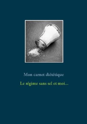 Vous êtes au régime sans sel (ou pauvre en sodium) ? Ce journal diététique, élaboré par Cédric MENARD diététicien-nutritionniste, sera pour vous le compagnon idéal ! En effet, tous vos repas, vos sensations, vos remarques, vos observations... pourront lui être confiés quotidiennement. Comme tout carnet diététique, il deviendra très rapidement un compagnon fort utile lors de vos consultations avec votre médecin, qu'il soit généraliste ou spécialiste, ainsi qu'avec votre diététicien-nutritionniste. Tout en prenant la plume, vous apprendrez très rapidement à mieux maîtriser votre alimentation pauvre en sodium