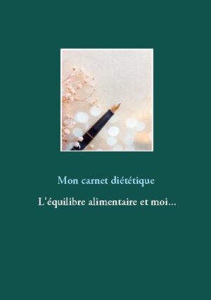 Vous êtes passionné(e) par l'équilibre de votre alimentation ? Ce journal diététique, élaboré par Cédric MENARD diététicien-nutritionniste, sera pour vous le compagnon idéal ! En effet, tous vos repas, vos sensations, vos remarques, vos observations... pourront lui être confiés quotidiennement. Comme tout carnet diététique, il deviendra très rapidement un compagnon fort utile lors de vos consultations avec votre diététicien-nutritionniste. Tout en prenant la plume, vous apprendrez très rapidement à parfaitement maîtriser votre équilibre alimentaire dans toute sa plénitude