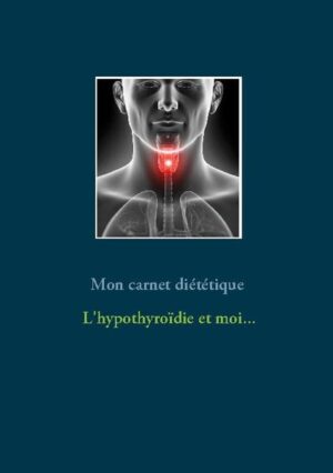 Vous souffrez d'hypothyroïdie ? Ce journal diététique, élaboré par Cédric MENARD diététicien-nutritionniste, sera pour vous le compagnon idéal ! En effet, tous vos repas, vos sensations, vos remarques, vos observations... pourront lui être confiés quotidiennement. Comme tout carnet diététique, il deviendra très rapidement un compagnon fort utile lors de vos consultations avec votre médecin, qu'il soit généraliste ou spécialiste, ainsi qu'avec votre diététicien-nutritionniste. Tout en prenant la plume, vous apprendrez très rapidement à mieux maîtriser votre alimentation imposée par votre hypothyroïdie